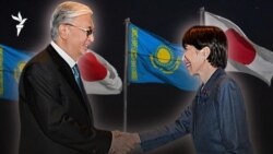 Қазақстан президенті Қасым-Жомарт Тоқаев (сол жақта) пен Жапония премьер-министрі Санаэ Такаичи. Токио, 18 желтоқсан, 2025 жыл.