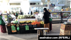 Продовольственный рынок (иллюстрация) 