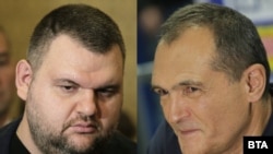 Бившият депутат от ДПС Делян Пеевси (вляво) и бизнесменът Васил Божков. Колаж.