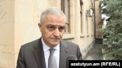 Armenia - Deputy Prime Minister Mher Grigorian speaks to RFE/RL, Yerevan, 27 October, 2025.