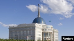 Kazakhstan -- A general view of Ak Orda, the official residence of President, in Astana, 13Jun2011