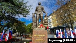 Акмәчеттә Аметхан Султанга ачылган һәйкәл, 25 октябрь 2020