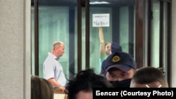 Паліна Шарэнда-Панасюк у судзе, 2021