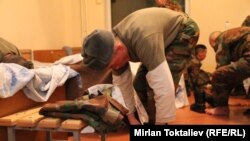 Бойцы одной из воинских частей.