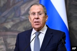 Ministrul rus de Externe, Serghei Lavrov.