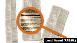 Fletudhëzimi në gjuhën italiane i një ilaçi që shitet në barnatoret e Kosovës.