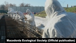 Илустративна фотографија, подготовки за чистење линдан во реонот на фабриката ОХИС