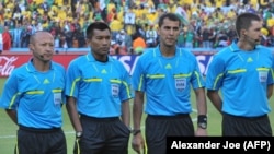 Бригада рефери ФИФА Равшана Ирматова.  