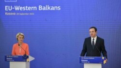 Presidentja e KE-së e shqetësuar për situatën në veri