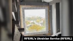 Pogled iz porodilišta u ukrajinskoj Sumskoj oblasti koja je bila zahvaćena ruskim vazdušnim napadom, 6. oktobar 2025.