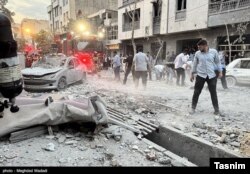 په تهران د اسراییلو د برید انځور