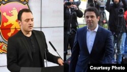 Заедничка фотографија на поранешните министри Спиро Ристовски и Миле Јанакиески