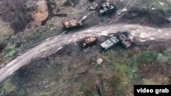 Знищена українська техніка поблизу Покровська, кінець листопада 2025 року