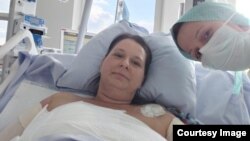 Lavinia Vlad a făcut progrese în luna de zile de când este tratată în Belgia. 