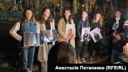 Акція пам’яті української журналістки Вікторії Рощиної. Київ, 11 жовтня 2024 року