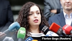 Ushtruesja e detyrës së presidentit të Kosovës, Vjosa Osmani.