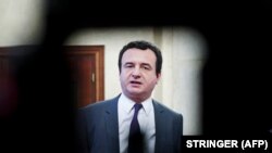 Lideri i Lëvizjes Vetëvendosje, Albin Kurti. 