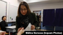 Candidata SENS, Ana Ciceală, i-a încurajat pe bucureșteni să voteze.