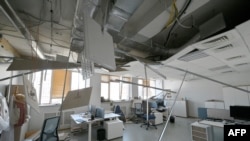 Sediul delegației UE la Kiev după bombardamentul rusesc. Țările membre au continuat vineri să convoace ambasadorii ruși pentru a protesta.