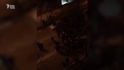 برخورد خودرو با پلیس ضد شورش