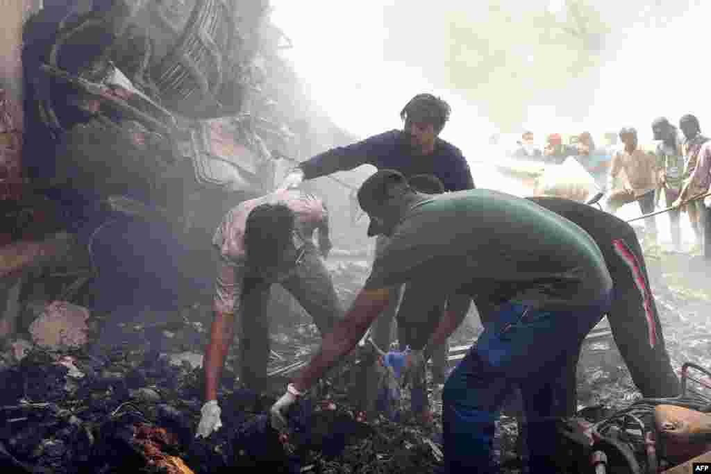 Каза булган урында эшләүче коткаручылар