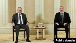 UAE - Armenian Prime Minister Nikol Pashinyan and Azerbaijani President Ilham Aliyev meet in Abu Dhabi, July 10, 2025.