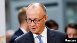 Канцлер Німеччини Фрідріх Мерц в Саарбрюккені, Німеччина, 3 жовтня 2025 року.