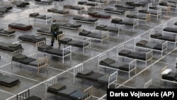 Beogradski sajam pretvoren u privremenu bolnicu