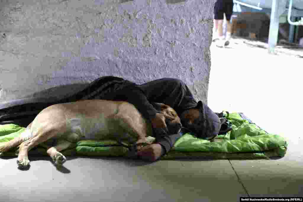 В одном из укрытий Киева