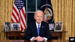 A távozó amerikai elnök beszédben búcsúzott el a nemzettől az Ovális Irodából 2025. január 15-én