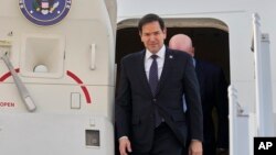 Държавният секретар Марко Рубио пристига в Брюксел за срещата на външните министри от НАТО 