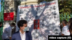 Romania Nicușor Dan at the PSD headquarters