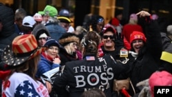 Прихильники президента США Дональда Трампа. Вашингтон, округ Колумбія, 19 січня 2025 року, за день до інавгурації Трампа