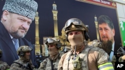 Военные в Грозном, Чечня