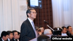 Премьер-министр Джоомарт Оторбаев.