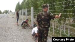 Кыргыз - өзбек чек арасы. 