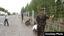 Кыргызско-узбекская граница. Иллюстративное фото. 