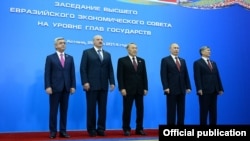 Ղազախստան - Եվրասիական բարձրագույն տնտեսական խորհրդի ընդլայնված նիստի մասնակիցները, Աստանա, 29-ը մայիսի, 2014թ․