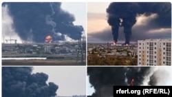 Пожежа на нафтобазі у Феодосії 7 жовтня 2024 року