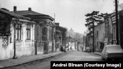 Strada Ecoului din cartierul Uranus, zonă demolată în epoca ceaușistă. 