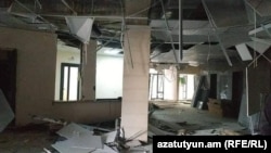 Ստեփանակերտի ծննդատան հրթիռակոծման հետևանքները, 28-ը հոկտեմբերի, 2020թ: