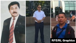 Солдон оңго: Нагыз Мухамедулы, Нурлан Набиулы жана Толкын Согысайулы.