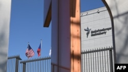 A Szabad Európa központi épülete Prágában