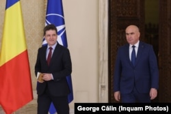 Nicușor Dan și Ilie Bolojan.