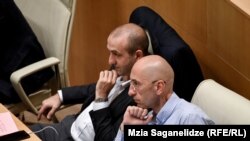 პოლიტიკური ჯგუფი „გირჩის" წევრები: იაგო ხვიჩია, ვახტანგ მეგრელიშვილი