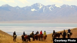 Конный тур. Нарынская область. Иллюстративное фото.  