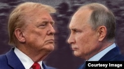 Президентът на САЩ Доналд Тръмп и руският президент Владимир Путин. Колаж.