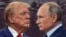 Президентът на САЩ Доналд Тръмп и руският президент Владимир Путин. Колаж.