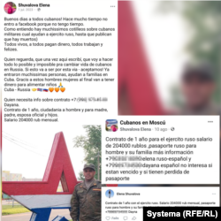 სმირნოვამ და მისმა თანამშრომლებმა სოციალურ ქსელებში გამოაქვეყნეს სამუშაოს შესახებ განცხადებები ესპანურ ენაზე და კუბელებს სამუშაოდ იწვევდნენ.