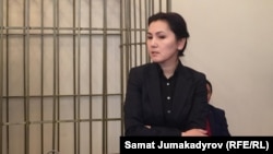 Аида Салянова в суде, 7 февраля 2018 г.